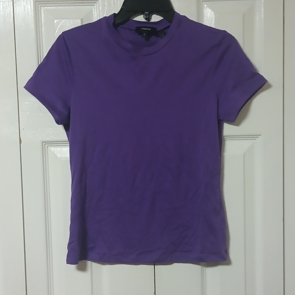 Theory Tiny Tee 2 Apex Tee In Bright Peony - Picture 4 of 8